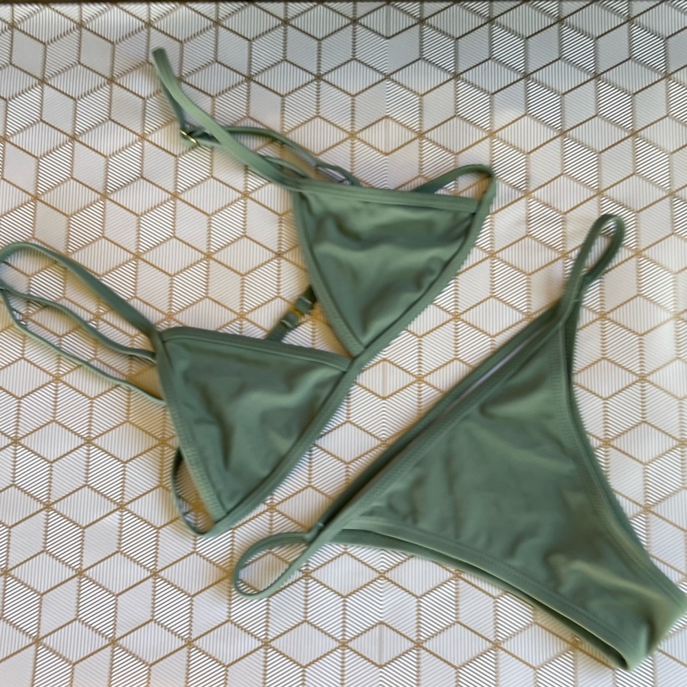 Army green bikini size XS - Picture 2 of 12